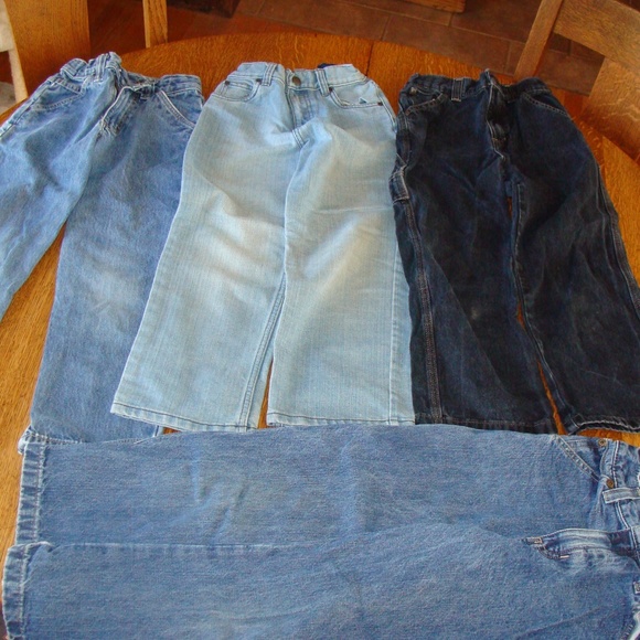 4 pair of boys jeans size 7x 3/Sonoma 1/LEE - Picture 2 of 5